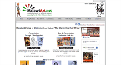 Desktop Screenshot of malawiart.net
